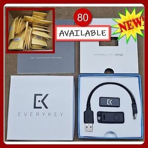 Everykey Universal Password Smart Key Bluetooth Military Grade‎ Encryption New